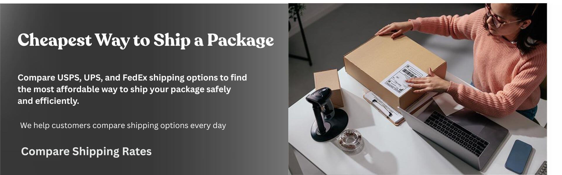 Comparing shipping rates between USPS and UPS and FedEx